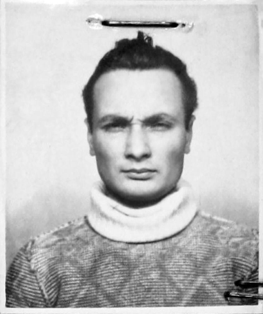 Paul Goma în 1956. Fotografie din dosarul penal.