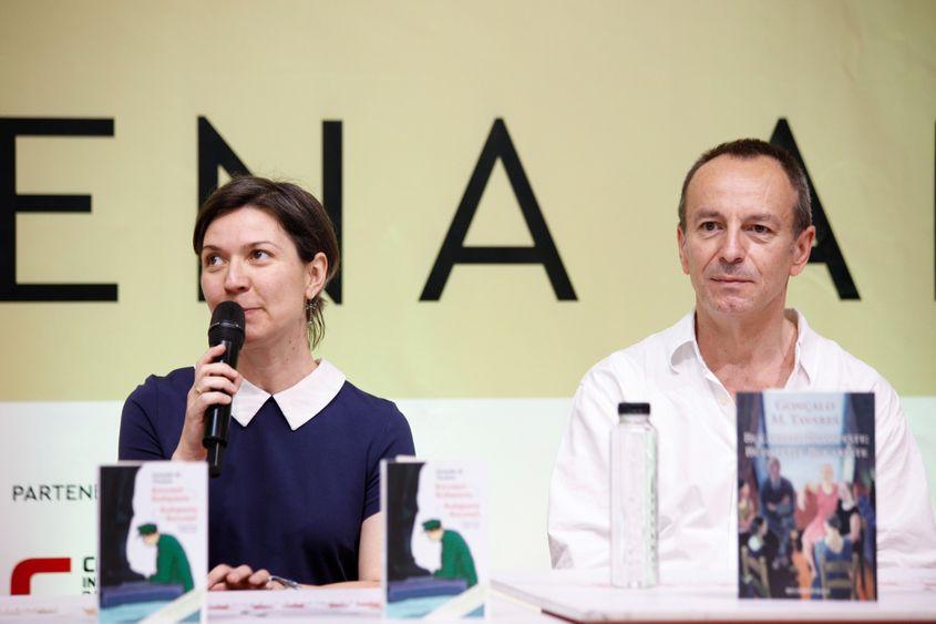 Scriitorul T.O. Bobe (dreapta). Foto: Ciprian Măceșaru