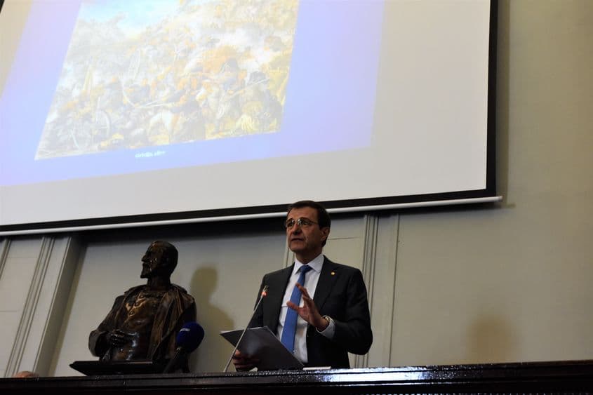 Istoricul Ioan-Aurel Pop, rectorul Universității „Babeș-Bolyai”.