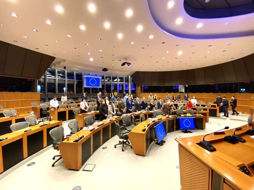 Până la finalul evenimentului, o parte din speakeri au plecat. Foto: Maria Tufan