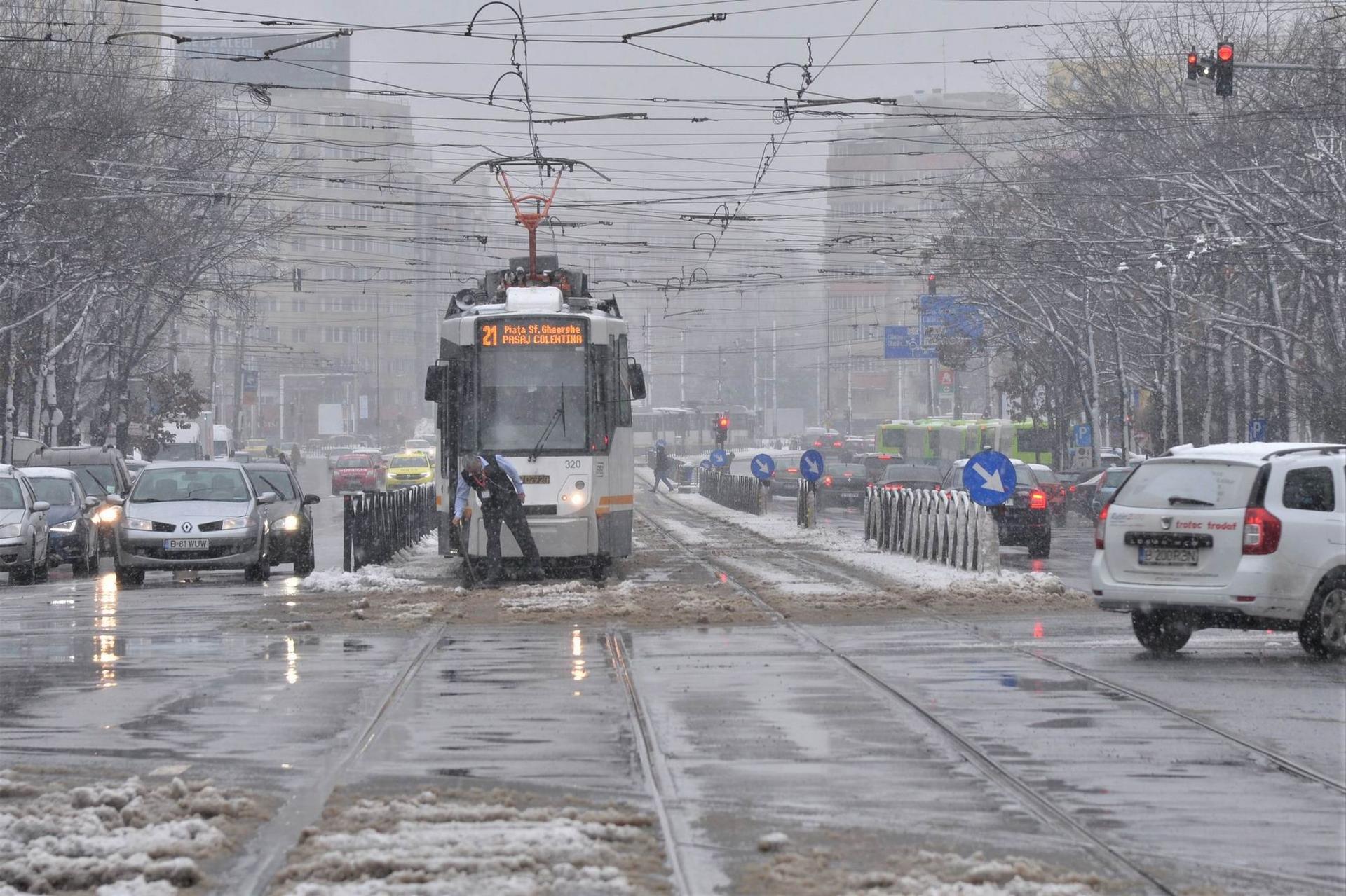 Șoseaua Colentina în zona Piața Obor.  Foto Lucian Muntean