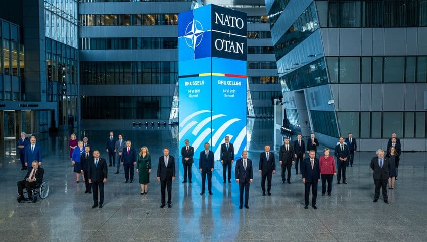 Portretul oficial al liderilor NATO, Bruxelles, 14 iunie 2021. Foto: NATO