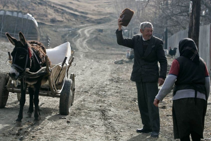 Imagine surprinsă în cătunul Cozieni, județul Buzău. Foto: Lucian Muntean.