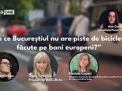 VIDEO. Cum e să fii biciclist în București? Masterplanul velo promite 500 de km noi de piste, obligatorii când se reabilitează străzile