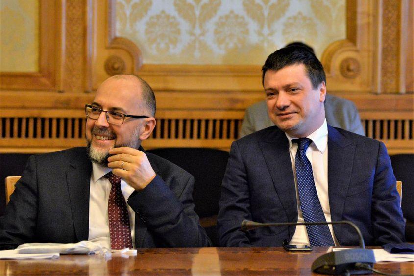 Kelemen Hunor și Ionuț Vulpescu. Foto: Lucian Muntean