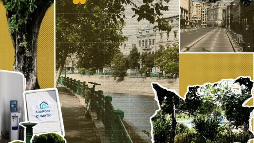 Uneori, un oraș are deja o parte dintre lucrurile care l-ar putea face mai ușor de suportat vara. Problema este că, de multe ori, potențialul lor rămâne folosit doar pe jumătate. Foto și colaj: Norbert Nemeș