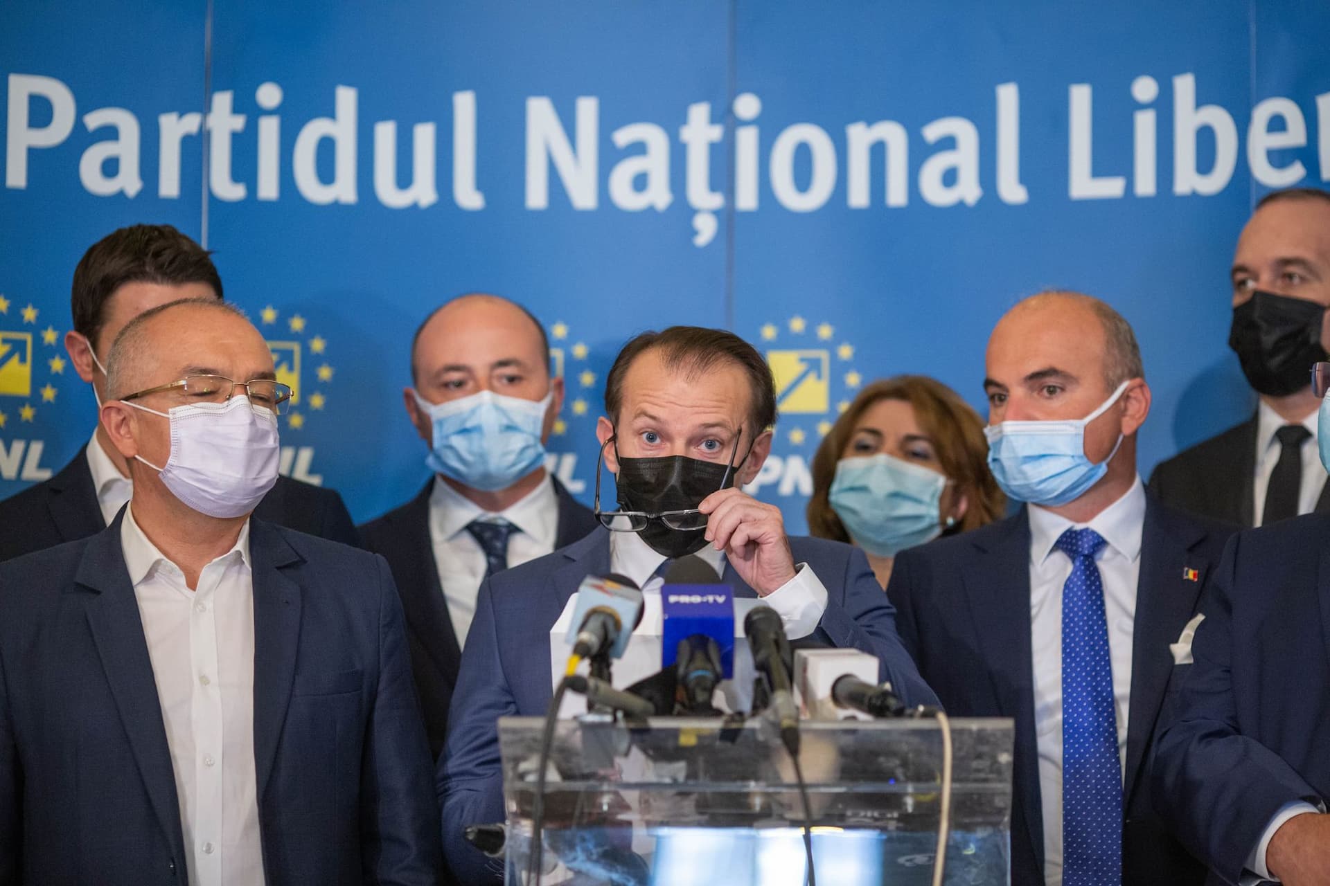 Declarații de presă la finalul ședinței biroului permanent al PNL, în București, 3 septembrie 2021. Inquam Photos / Ilona Andrei