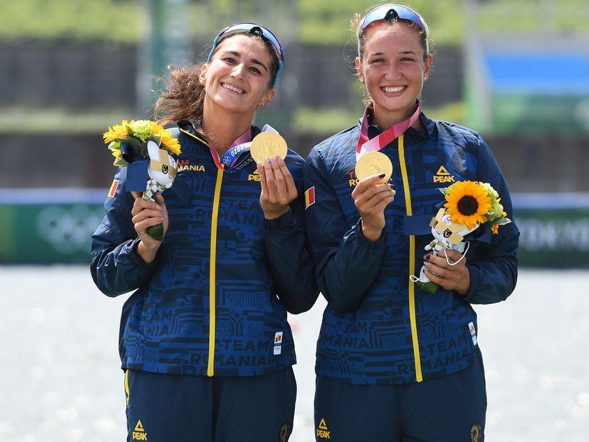 Ancuța Bodnar și Simona Radiș au câștigat aurul olimpic la 22 de ani
Foto: COSR