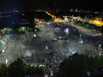 Timelapse: protestul din 10 august 2018