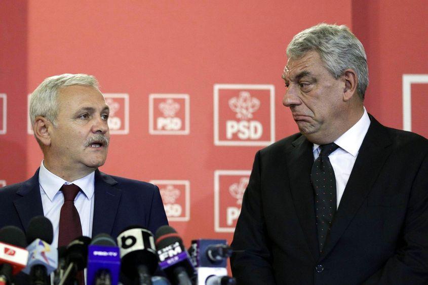 Liviu Dragnea și Mihai Tudose. Foto: Inquam Photos / Octav Ganea
