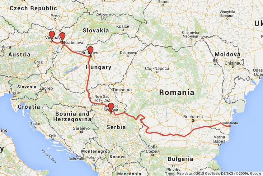Obiectivul e transportarea mărfurilor, pe apă, până în inima Europei.