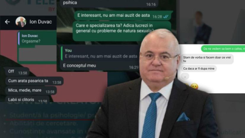Ion Duvac e acuzat de alte 19 femei de tentativă de viol, agresiune, hărțuire sexuală și abuzuri terapeutice, mascate sub formă de terapie, prin tehnici revoltătoare: metoda „dezvirginării psihice", recomandări de sex anal pentru tulburările de alimentație și diagnostice psihiatrice în funcție de viața lor sexuală.