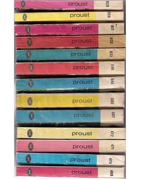 Seria completă a volumelor În căutarea timpului pierdut, de Marcel Proust FOTO printrecarti.ro