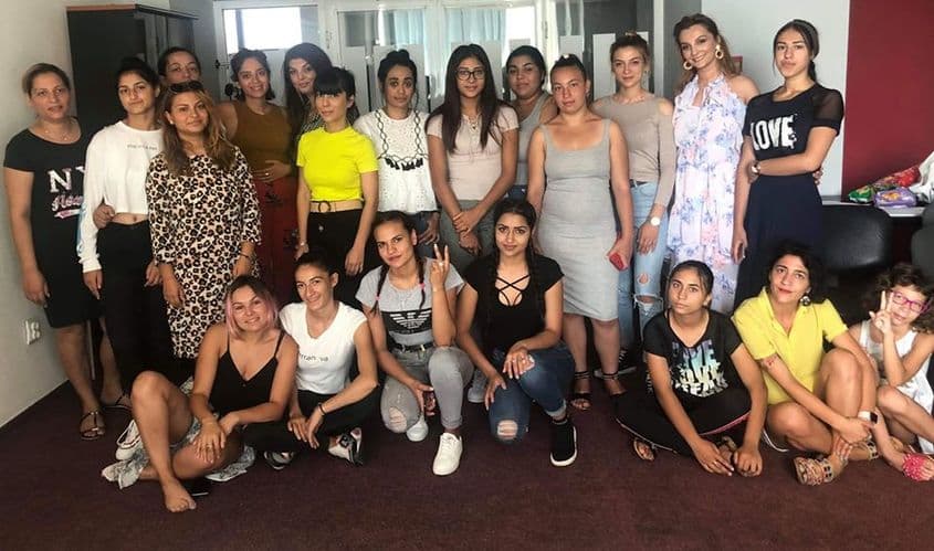 Tinere rome din programul de mentorat. FOTO E-Romnja