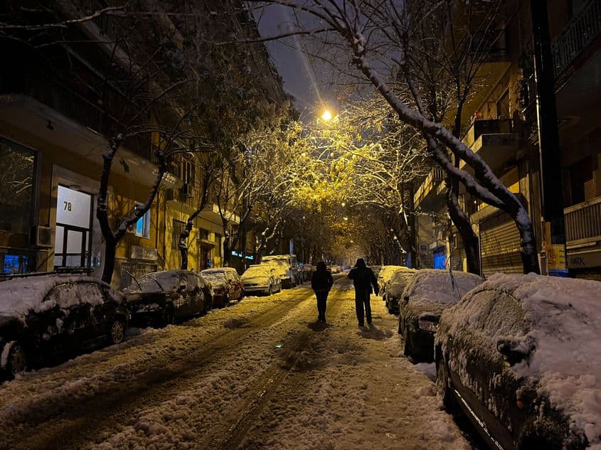Grecia nu este deloc pregătită pentru frig și schimbările haotice de climă. Foto: Ioana Epure