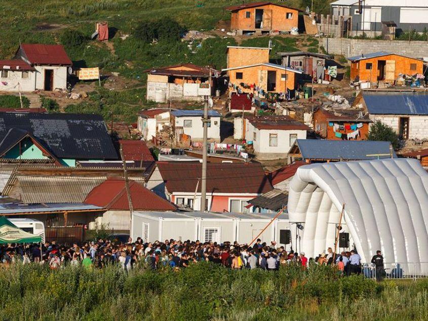 Una dintre scenele festivalului "Jazz in the Park" a fost amplasată la Pata Rât. Foto: visitclujnapoca.ro