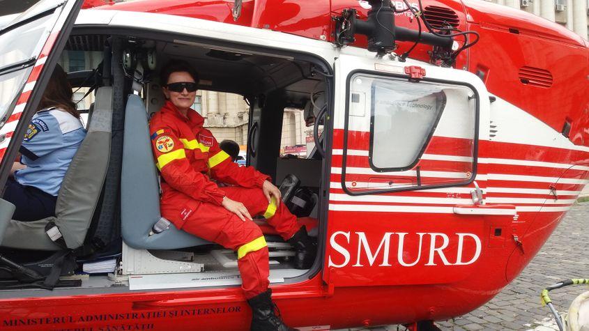 Profesoara Virginia Mărăcine e voluntar SMURD din iulie 2016 şi paramedic SMURD din primăvara acestui an. Foto: Arhiva personală