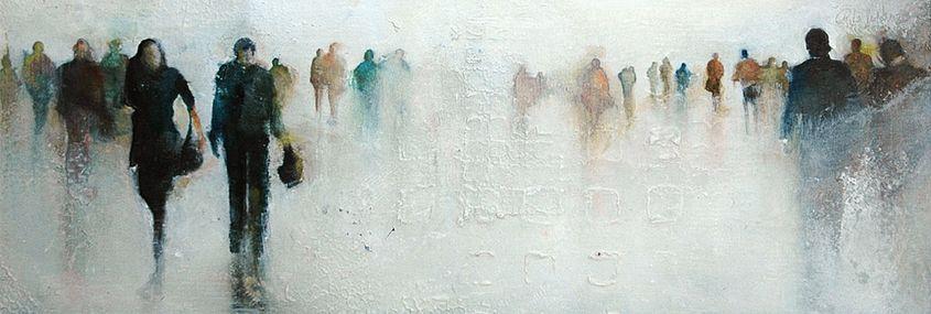 Pictură din seria „No lugares”.