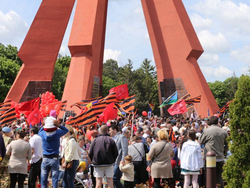 Manifestanți pro-ruși la Chișinău, Moldova © Richardjay1141 | Dreamstime.com