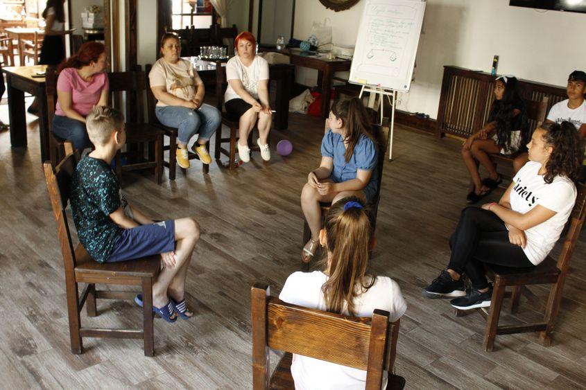 Exerciții cu grupuri mai mici de copii