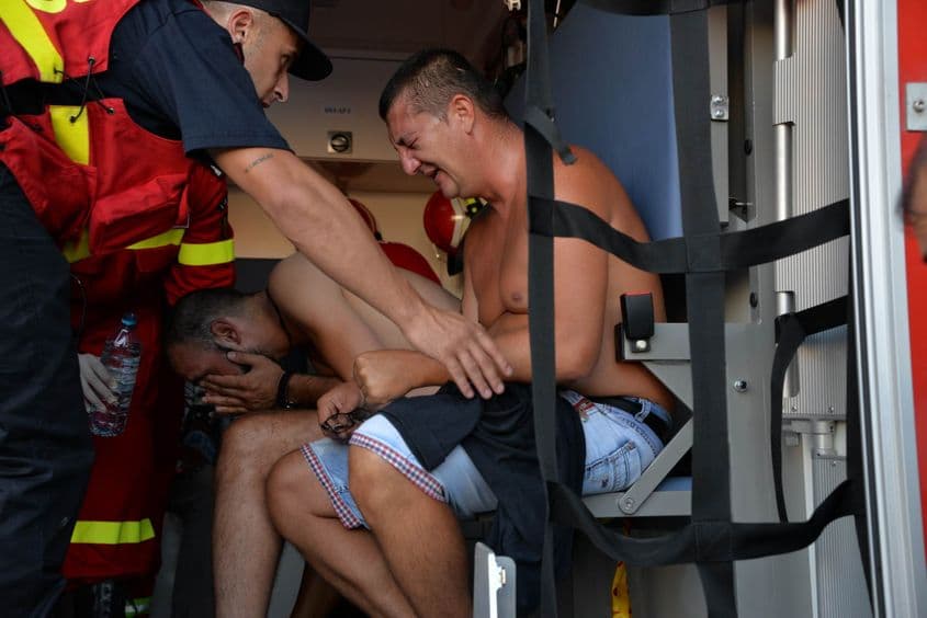 Imagine de la protestul diasporei, 10 august 2018. Foto: Lucian Muntean