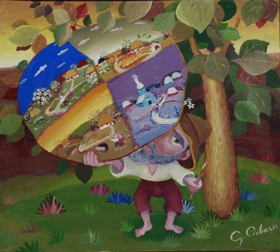 „Paleta anotimpurilor”, de Gheorghe Ciobanu. Sursa: ciobanu-art.com