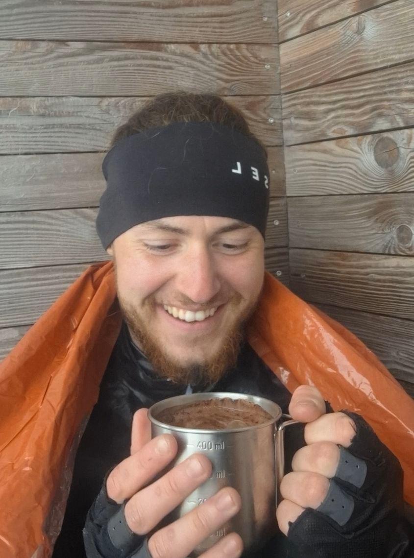 Mircea Arămescu, pe parcursul traseului care străbate Europa de la Nord la Sud Foto: arhivă personală