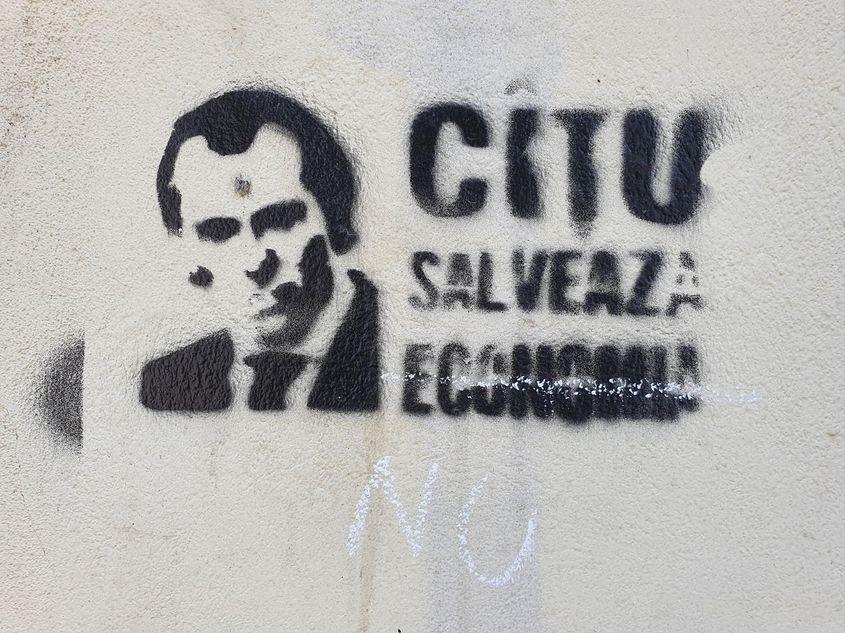 Premierul Cîțu a insistat asupra propriei imagini de salvator al economiei autohtone, iar strada a preluat mesajul.