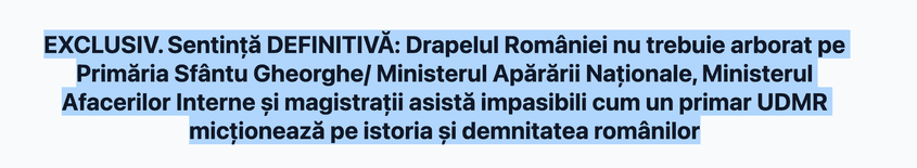 Din articolele publicate de Dan Tanasă pe blogul unde făcea jurnalism.