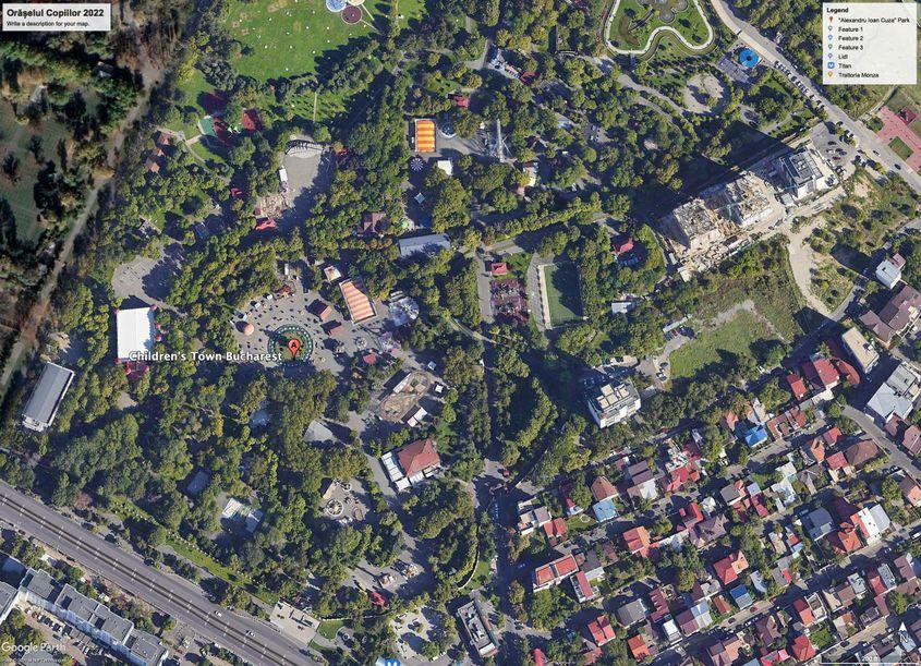 Aceeași zonă, 20 de ani mai târziu. Foto: Google Earth