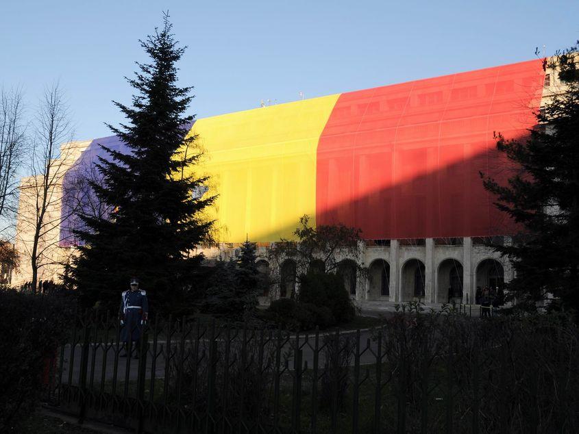 Clădirea Guvernului din Piaţa Victoriei. Foto: Lucian Muntean