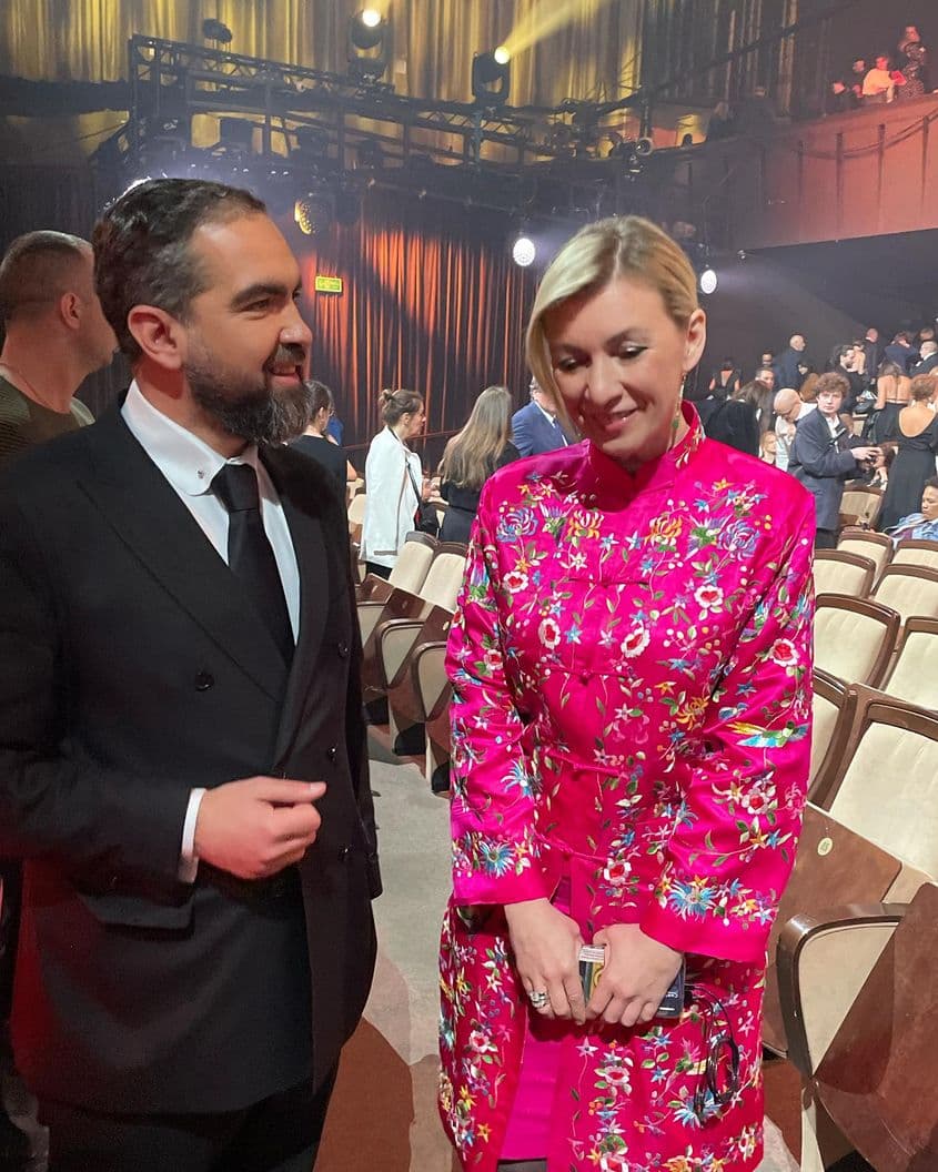 Ciprian Mega la Moscova, alături de Maria Zaharova