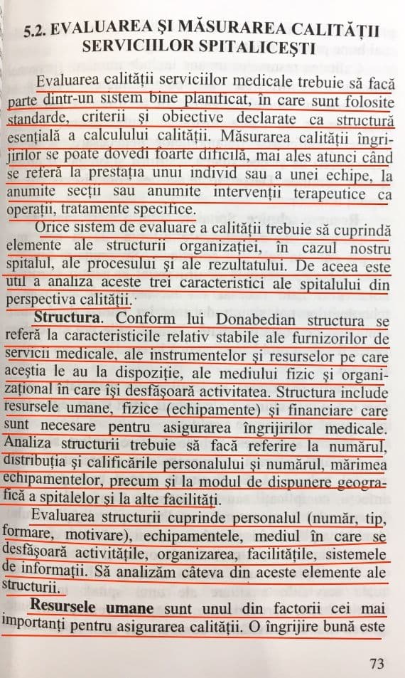 ORIGINAL. Pagina 73 a volumului semnat de Petru Armean.