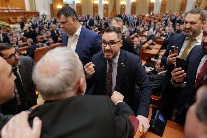 Deputatul AUR Dan Tanasă s-a poziționat în repetate rânduri împotriva prezenței muncitorilor străini în România.FOTO: Inquam Photos / George Calin