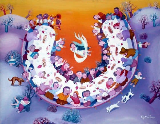 „Nunta”, de Gheorghe Ciobanu. Sursa: ciobanu-art.com