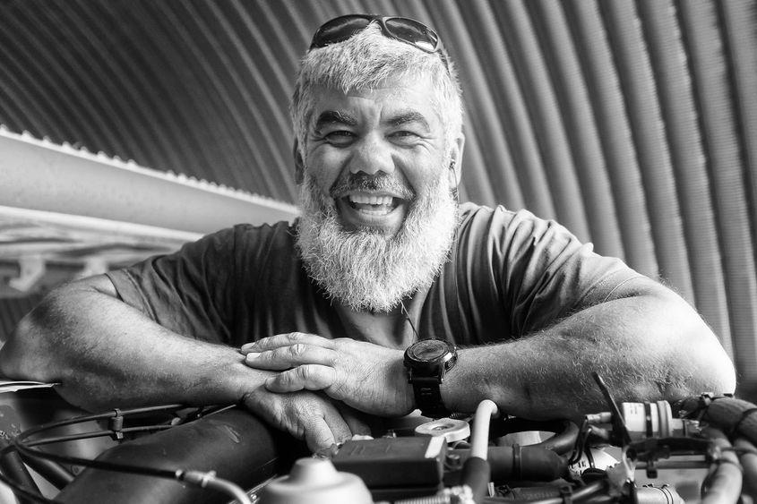 Albert Malaxa, instructor de zbor. Foto: Bogdan Tache