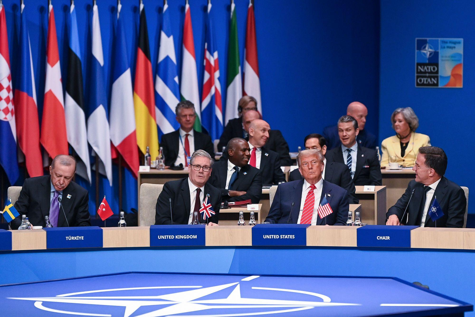 Intalnirea Consiliului Nord Atlantic in cadrul summitului NATO 2025, in Haga, Tarile de Jos, 25 iunie 2025. Inquam Photos / Eduard Vinatoru