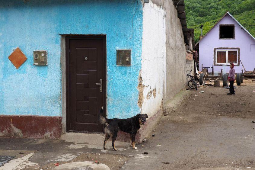 Cartierul Măgura din Bocșa, Caraș-Severin, anul 2017.
