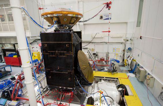 Modulul TGO cu sonda Schiaparelli. Sursa: ESA