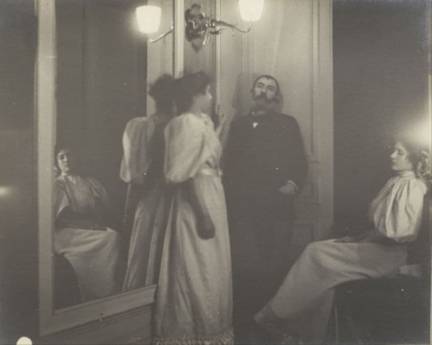 Edgar Degas, "Portretul lui Henry Lerolle cu două dintre fiicele sale", fotografie aflată la Muzeul d’Orsay.