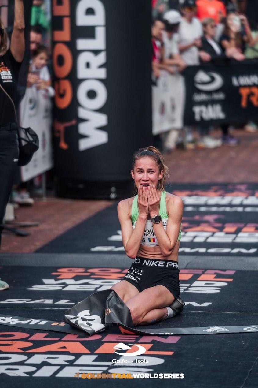 Mădălina Florea a participat la Golden Trail Series fără niciun sponsor. Și a câștigat. Foto: arhiva personală
