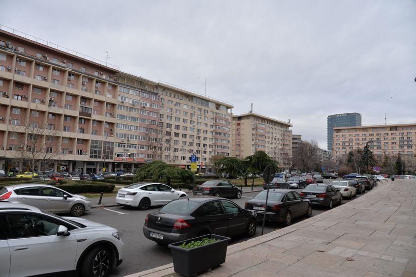 Ansamblul arhitectonic din zona Sala Palatului, București. Foto Lucian Muntean