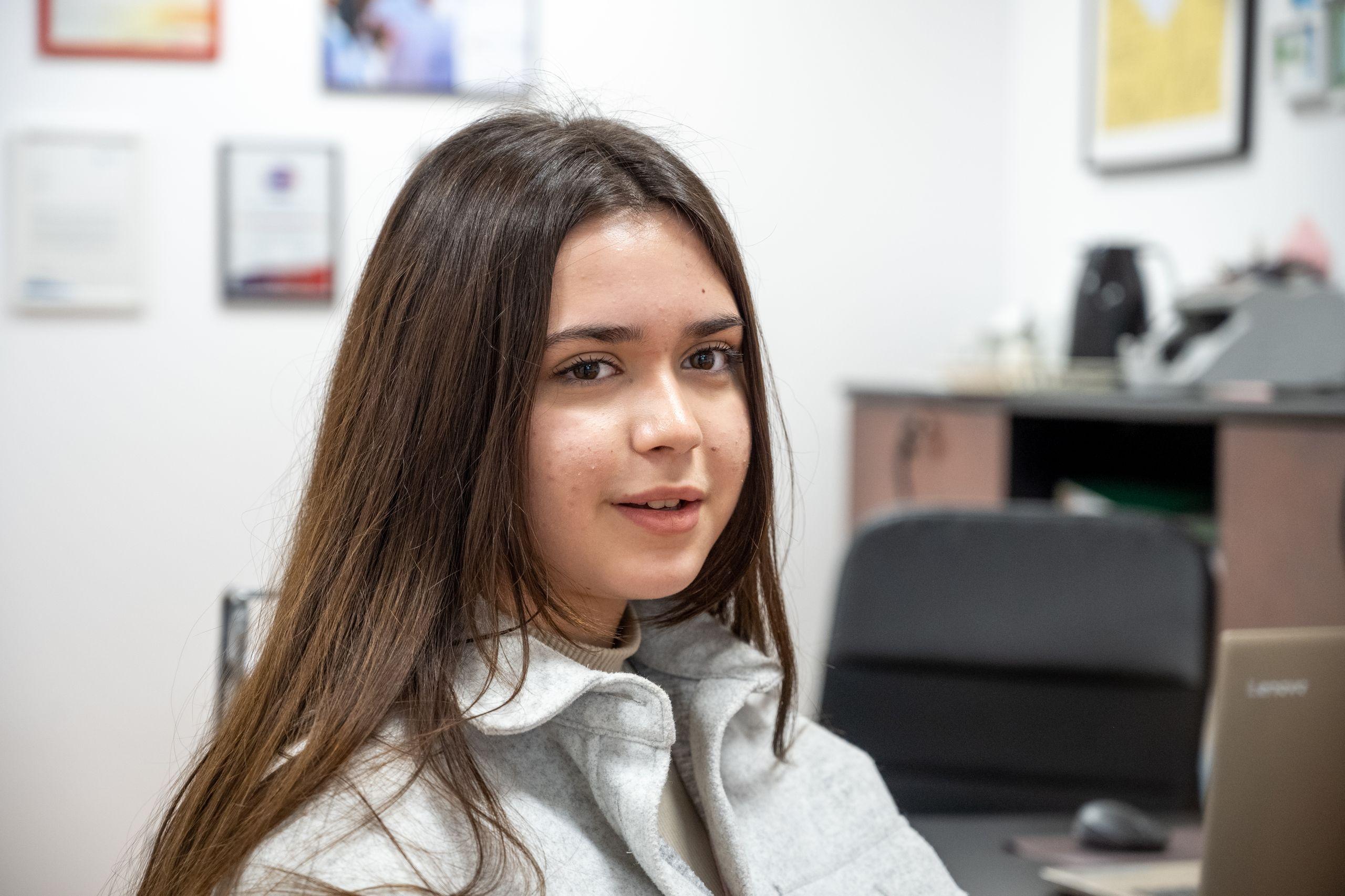 Alina, 15 ani, din Herson. Foto: Mihai von Eremia