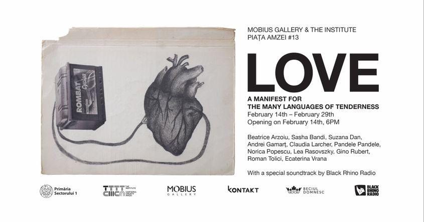 LOVE IN AMZEI reunește lucrări semnate de Beatrice Arzoiu, Suzana Dan, Sasha Bandi, Andrei Gamarț sau Radu Pandele și alți artiști și își dorește să fie un manifest pentru multiplele limbaje ale tandreței.