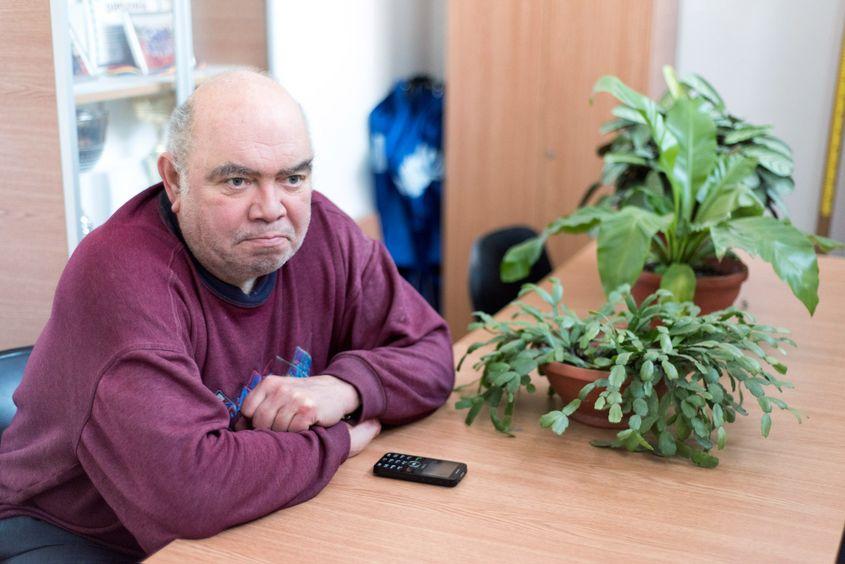 Radu Miclea, profesor de volei la Liceul „Alexandru Papiu-Ilarian” din Dej.