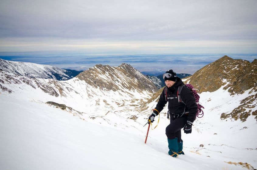 Imagine de pe traseul către Creasta Făgărașului. În zonă ar urma să fie amenajate pârtiile. Foto: Eduard Știrbu ©