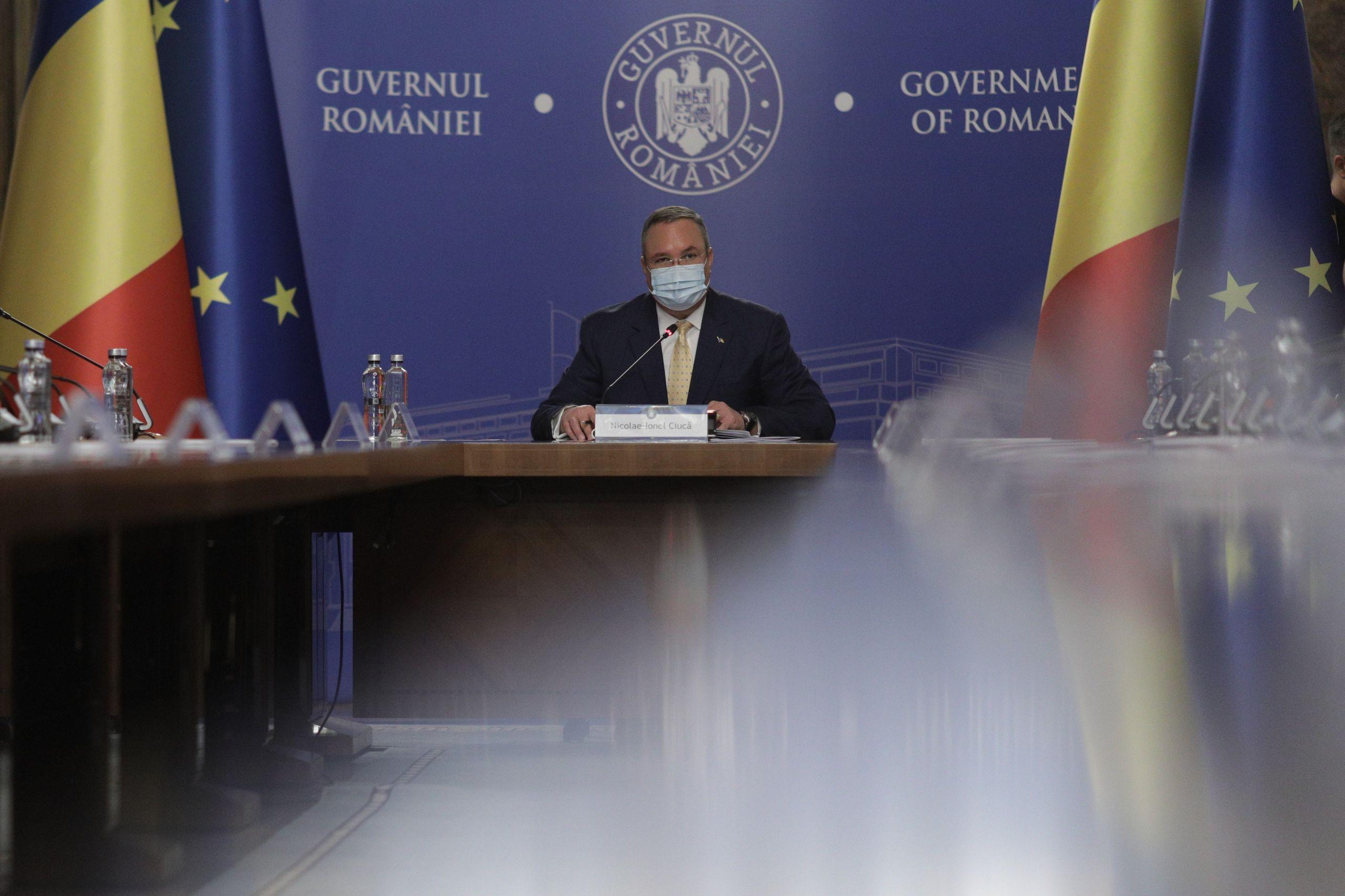 Sedință de guvern organizată la Palatul Victoria, în București, 8 decembrie 2021. Inquam Photos / Octav Ganea