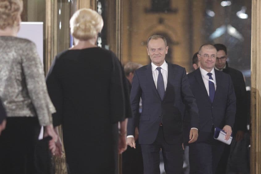 Donald Tusk, într-o vizită la București. Foto: Octav Ganea / Inquam Photos
