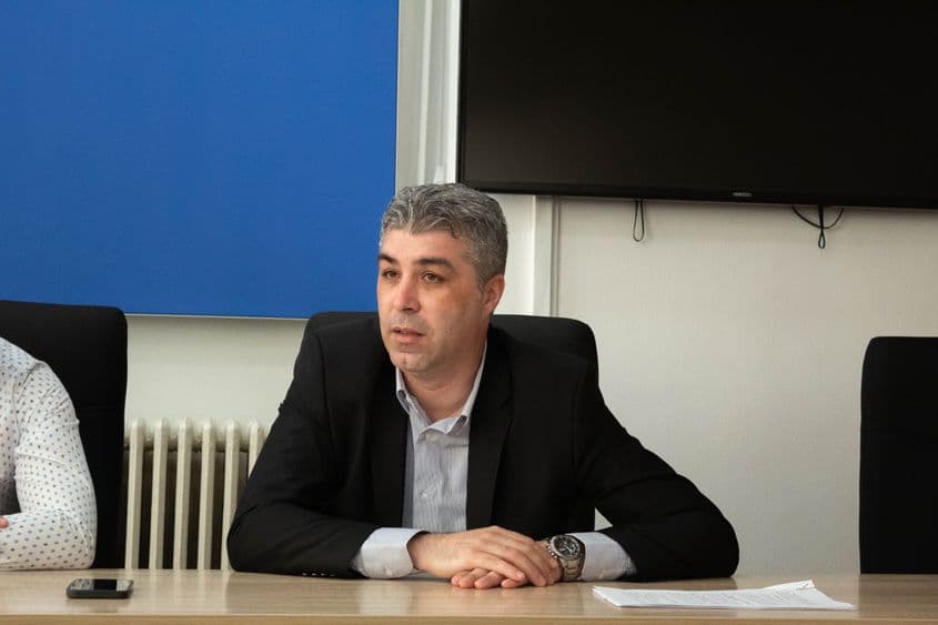 Comisarul Ionel Bărbuceanu, șef Serviciu Ordine Publică în cadrul Poliției Capitalei. Foto: Mircea Pătrașcu