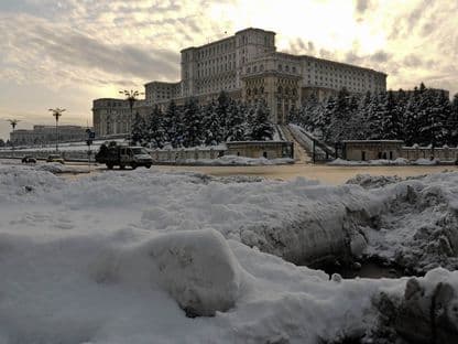 Bucureștiul sub zăpadă